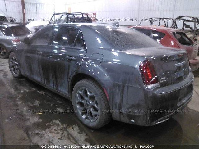 2C3CCAGG8FH908931 - 2015 CHRYSLER 300 S GRAY photo 3