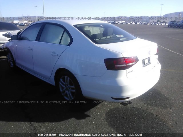 3VW2B7AJ5HM351320 - 2017 VOLKSWAGEN JETTA S 白色 照片 3