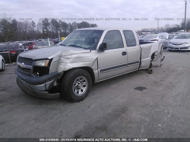 1GCEC19X45Z218321 - 2005 CHEVROLET SILVERADO C1500 GRAY photo 2