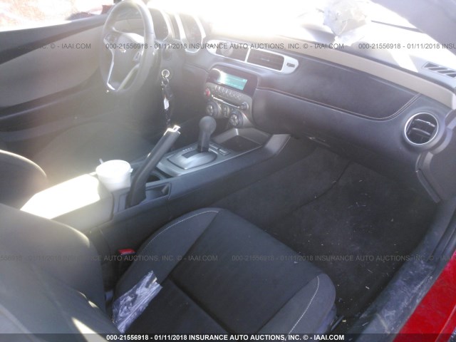 2G1FA1E32E9249888 - 2014 CHEVROLET CAMARO LS RED photo 5