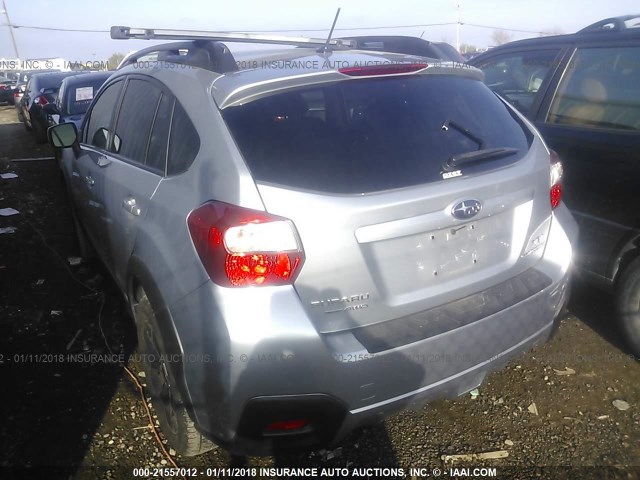 JF2GPAVC9E8256862 - 2014 SUBARU XV CROSSTREK 2.0 PREMIUM SILVER photo 3