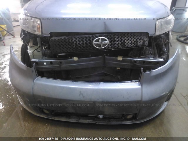 JTLZE4FE3A1109880 - 2010 TOYOTA SCION XB BLUE photo 6