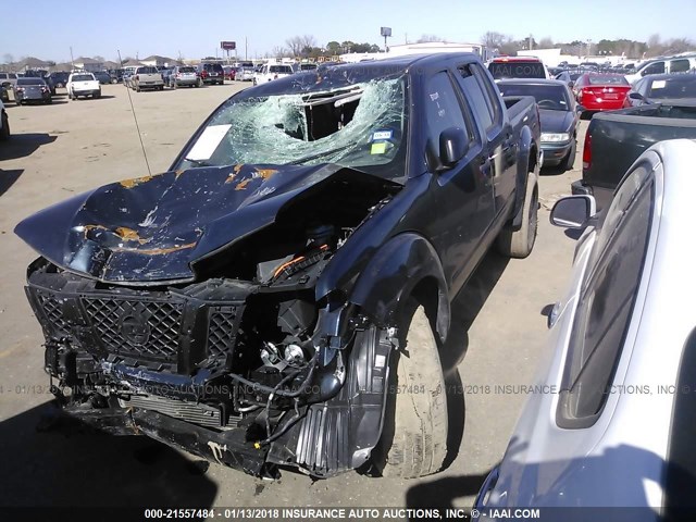 1N6AD0ER9GN769252 - 2016 NISSAN FRONTIER S/SV/SL/PRO-4X Dark Blue photo 2