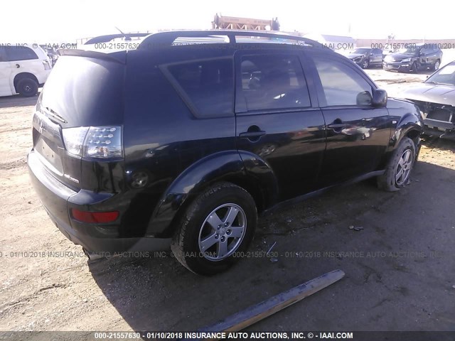 JA4MS31X07Z005305 - 2007 MITSUBISHI OUTLANDER ES/LS 黑色 照片 4