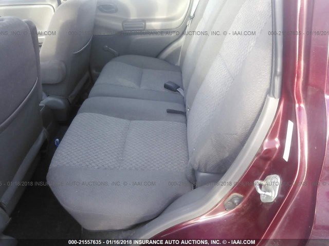 2CNBE13CX36902717 - 2003 CHEVROLET TRACKER RED photo 8