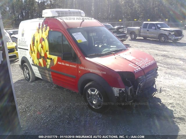 NM0LS7AN8DT126330 - 2013 FORD TRANSIT CONNECT XL RED photo 1