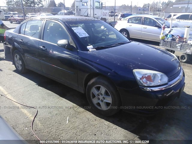 1G1ZT52895F305248 - 2005 CHEVROLET MALIBU LS მუქი ლურჯი ფოტო 1