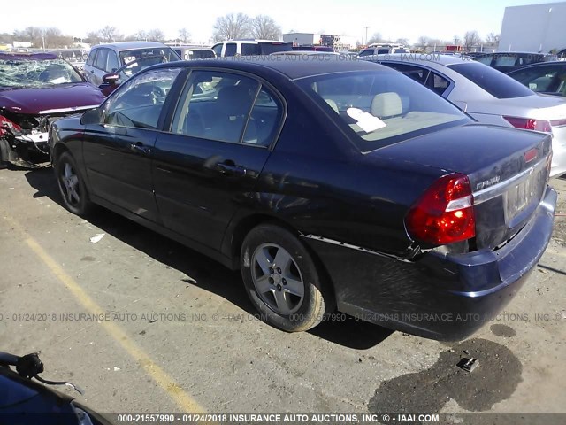 1G1ZT52895F305248 - 2005 CHEVROLET MALIBU LS მუქი ლურჯი ფოტო 3