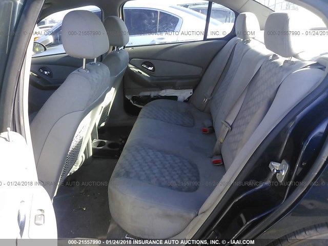 1G1ZT52895F305248 - 2005 CHEVROLET MALIBU LS მუქი ლურჯი ფოტო 8