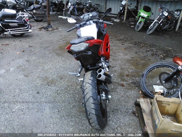 JKAEX8B13EA005243 - 2014 KAWASAKI EX300 B RED photo 6