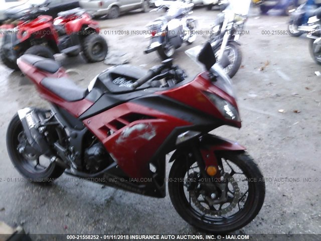 JKAEX8B13EA005243 - 2014 KAWASAKI EX300 B RED photo 8