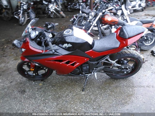 JKAEX8B13EA005243 - 2014 KAWASAKI EX300 B RED photo 9