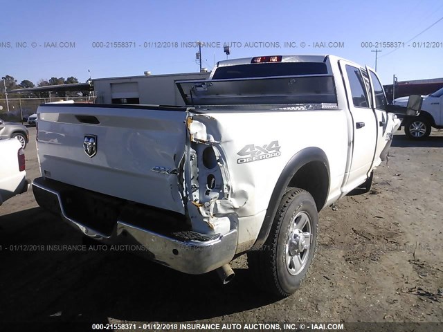 3C6UR5CJXJG126086 - 2018 RAM 2500 ST WHITE photo 4