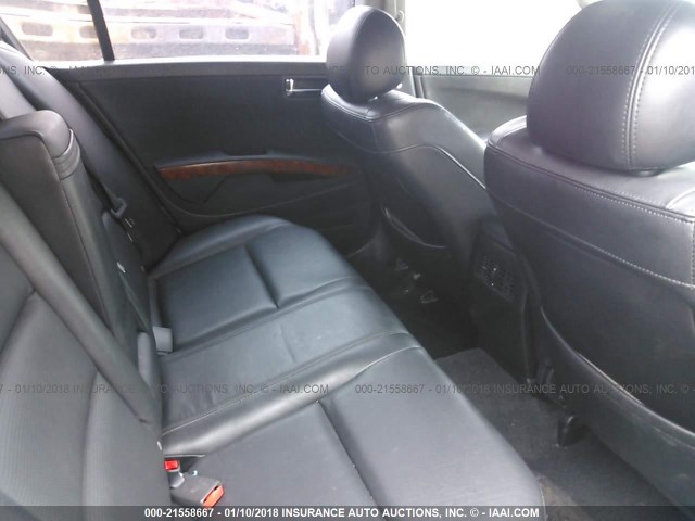 1N4BA41E76C812657 - 2006 NISSAN MAXIMA SE/SL SILVER photo 8