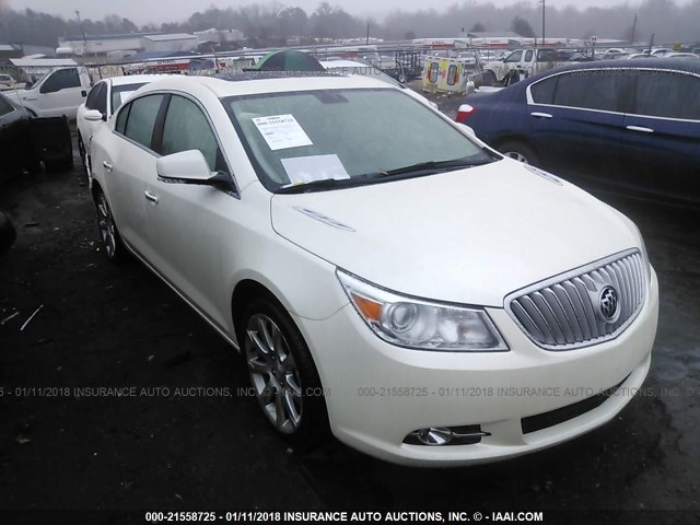 1G4GJ5G35CF282299 - 2012 BUICK LACROSSE TOURING WHITE photo 1