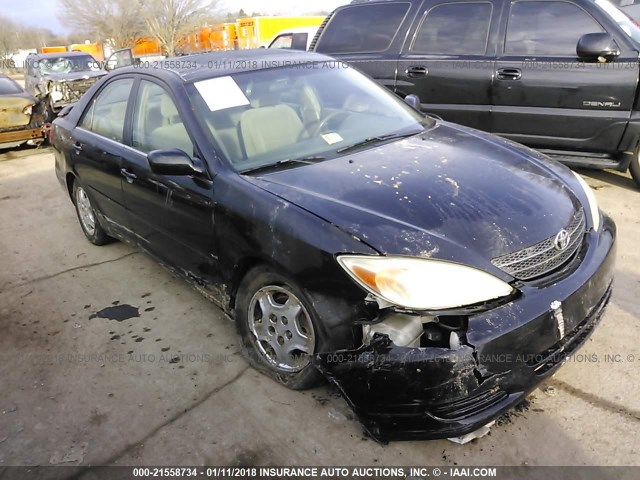 4T1BE32K73U220044 - 2003 TOYOTA CAMRY LE/XLE/SE BLACK photo 1