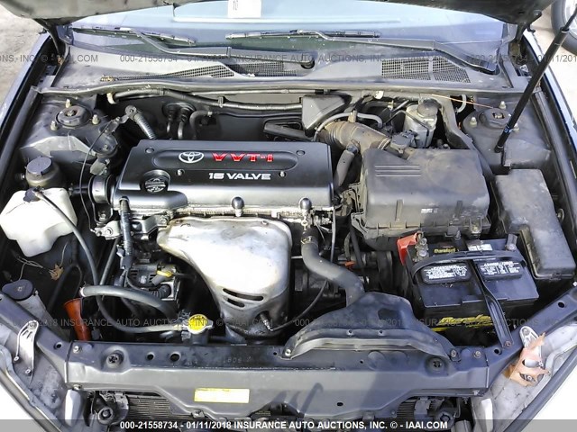 4T1BE32K73U220044 - 2003 TOYOTA CAMRY LE/XLE/SE BLACK photo 10