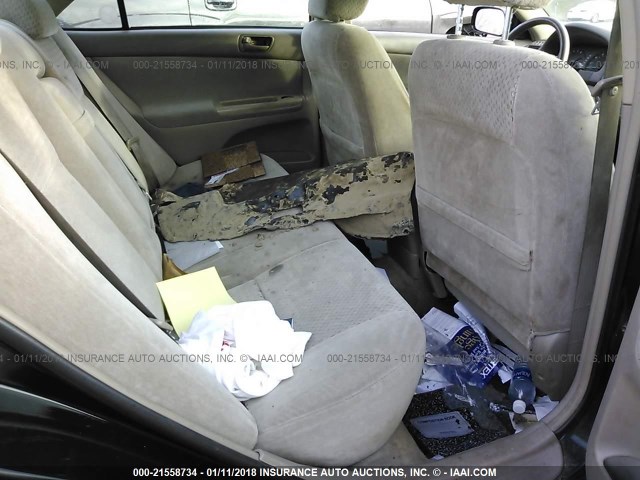 4T1BE32K73U220044 - 2003 TOYOTA CAMRY LE/XLE/SE BLACK photo 8