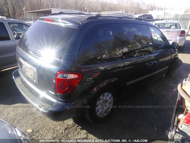 1A4GJ45R37B101388 - 2007 CHRYSLER TOWN & COUNTRY LX BLUE photo 4