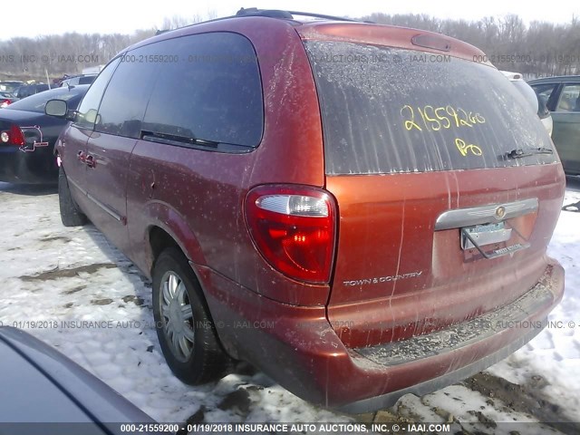 2A4GP54L76R702157 - 2006 CHRYSLER TOWN & COUNTRY TOURING ORANGE photo 3