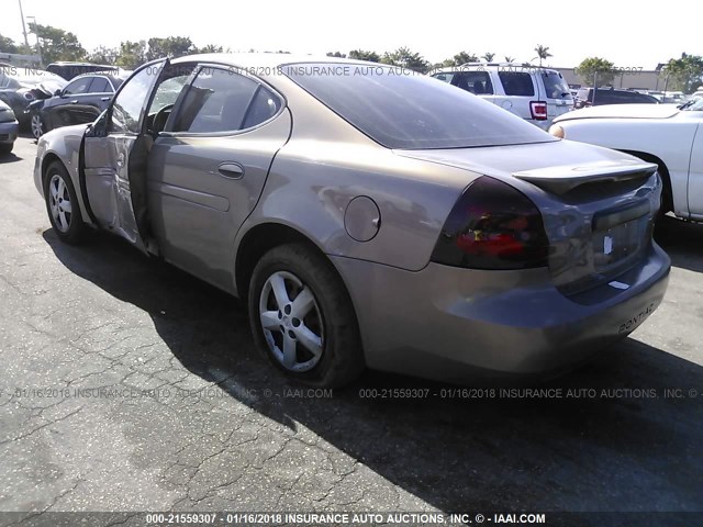 2G2WP552971142900 - 2007 PONTIAC GRAND PRIX ბეჟი ფოტო 3