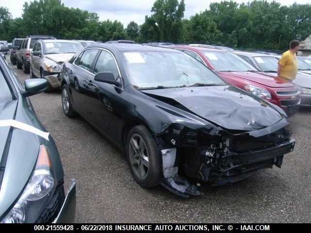 1G1ZA5EU6BF196788 - 2011 CHEVROLET MALIBU BLACK photo 1