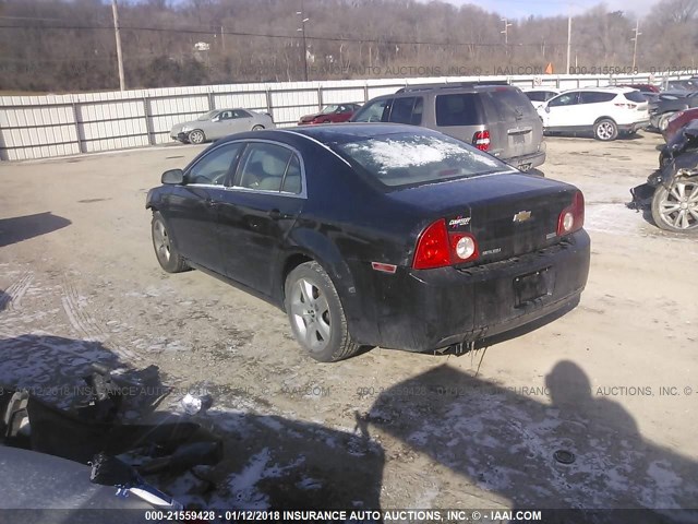 1G1ZA5EU6BF196788 - 2011 CHEVROLET MALIBU LS 黑色 照片 3