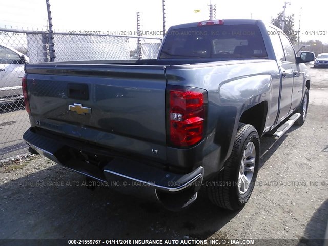 1GCRCREH7EZ234835 - 2014 CHEVROLET SILVERADO C1500 LT BLUE photo 4