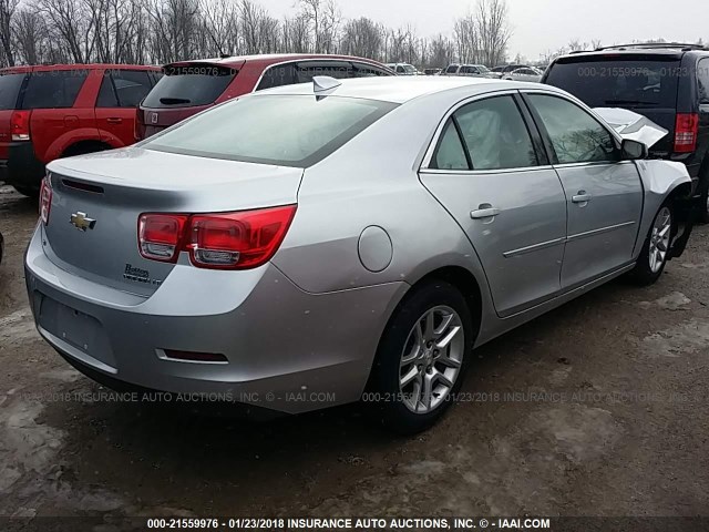 1G11C5SL4FF304690 - 2015 CHEVROLET MALIBU 1LT 银色 照片 4