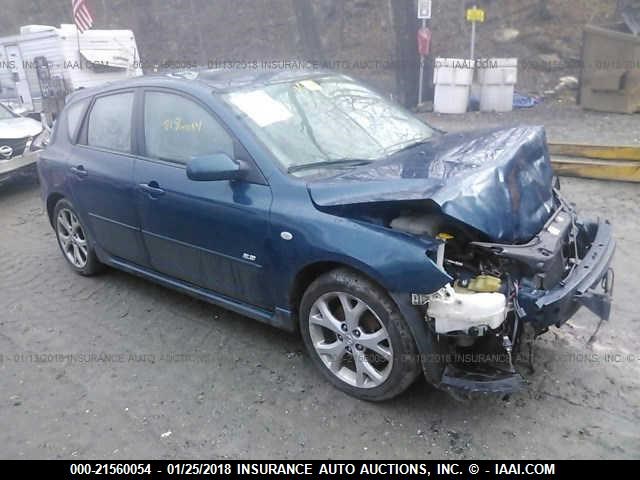 JM1BK344971641556 - 2007 MAZDA 3 HATCHBACK BLUE photo 1