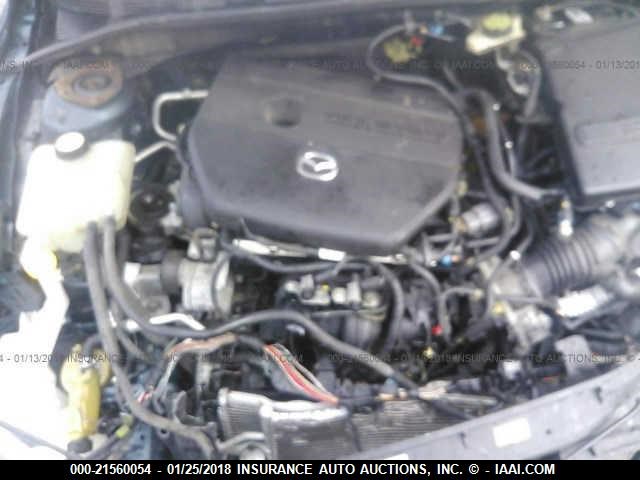 JM1BK344971641556 - 2007 MAZDA 3 HATCHBACK BLUE photo 10