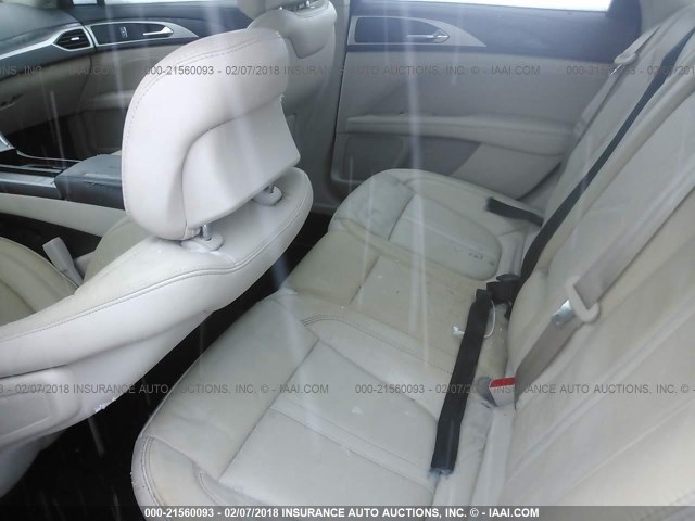 3LN6L5F96HR662130 - 2017 LINCOLN MKZ RESERVE წითელი ფოტო 8