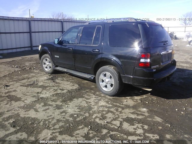 1FMEU75846UB43404 - 2006 FORD EXPLORER LIMITED BLACK photo 3