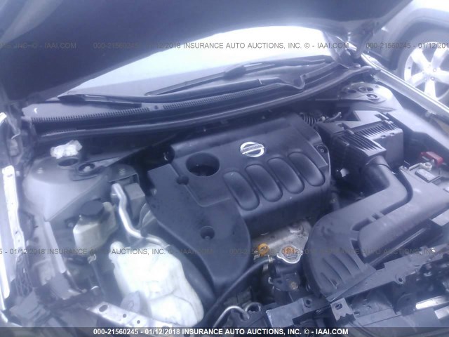 1N4AL2AP5CN526382 - 2012 NISSAN ALTIMA S SILVER photo 10