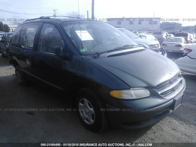 2B4FP25B0YR891482 - 2000 DODGE CARAVAN GREEN photo 1