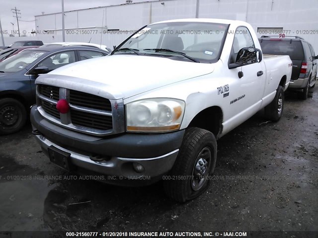 3D7KS26D66G207432 - 2006 DODGE RAM 2500 ST/SLT YELLOW photo 2