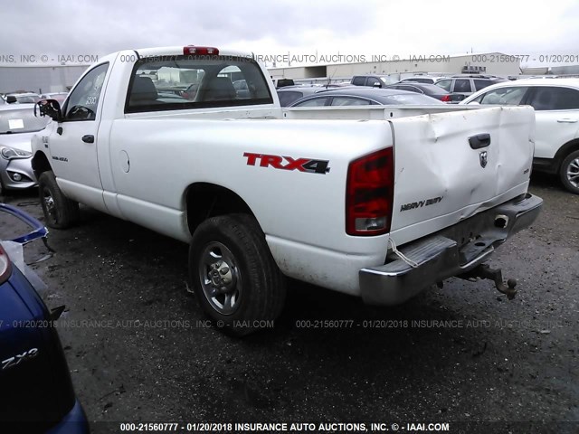 3D7KS26D66G207432 - 2006 DODGE RAM 2500 ST/SLT 黄色 照片 3