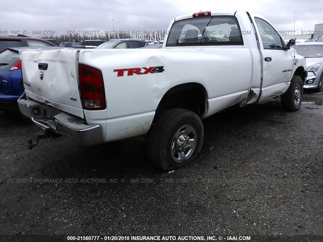 3D7KS26D66G207432 - 2006 DODGE RAM 2500 ST/SLT 黄色 照片 4
