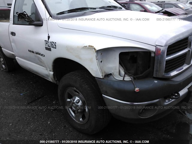 3D7KS26D66G207432 - 2006 DODGE RAM 2500 ST/SLT 黄色 照片 6