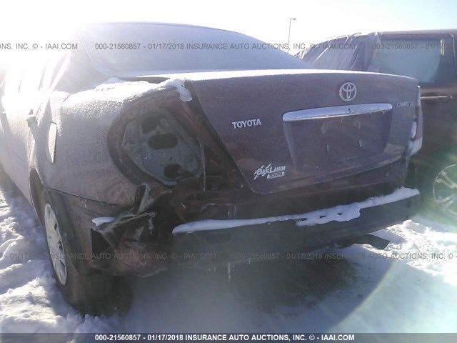 4T1BE32K36U163488 - 2006 TOYOTA CAMRY LE/XLE/SE 红色 照片 6