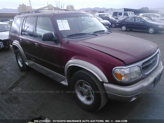 1FMZU74EXYZB80973 - 2000 FORD EXPLORER EDDIE BAUER RED photo 1