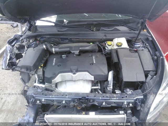 1G11B5SL9FF181908 - 2015 CHEVROLET MALIBU LS 蓝色 照片 10