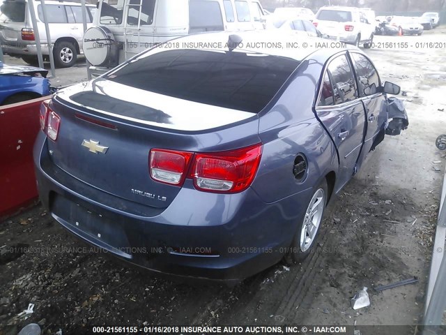 1G11B5SL9FF181908 - 2015 CHEVROLET MALIBU LS 蓝色 照片 4
