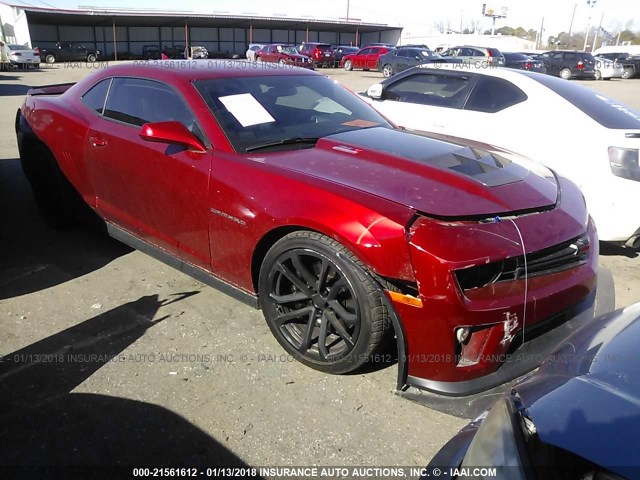 2G1FL1EP8D9806637 - 2013 CHEVROLET CAMARO ZL1 RED photo 1