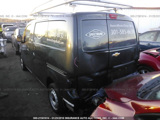 3N63M0YN9FK699242 - 2015 CHEVROLET CITY EXPRESS LS BLUE photo 3