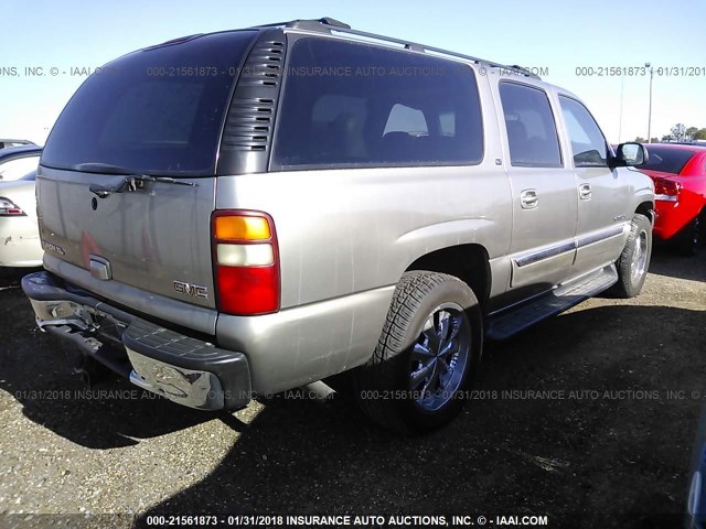 3GKEC16Z83G267190 - 2003 GMC YUKON XL C1500 Champagne photo 4