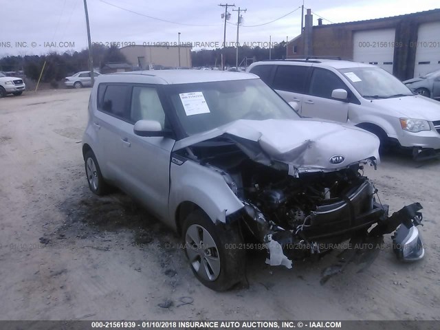 KNDJN2A2XG7824204 - 2016 KIA SOUL SILVER photo 1