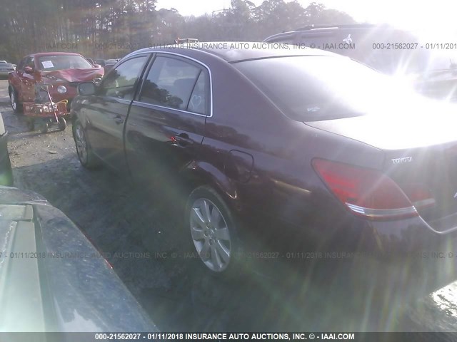 4T1BK36BX7U224727 - 2007 TOYOTA AVALON XL/XLS/TOURING/LIMITED BURGUNDY photo 3