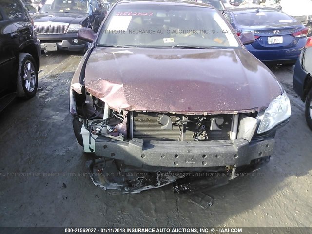 4T1BK36BX7U224727 - 2007 TOYOTA AVALON XL/XLS/TOURING/LIMITED BURGUNDY photo 6