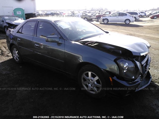 1G6DM57T470182494 - 2007 CADILLAC CTS GRAY photo 1